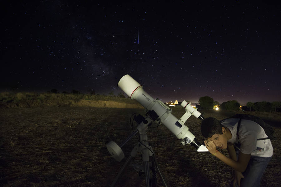 Observando las Perseidas desde Monfragüe