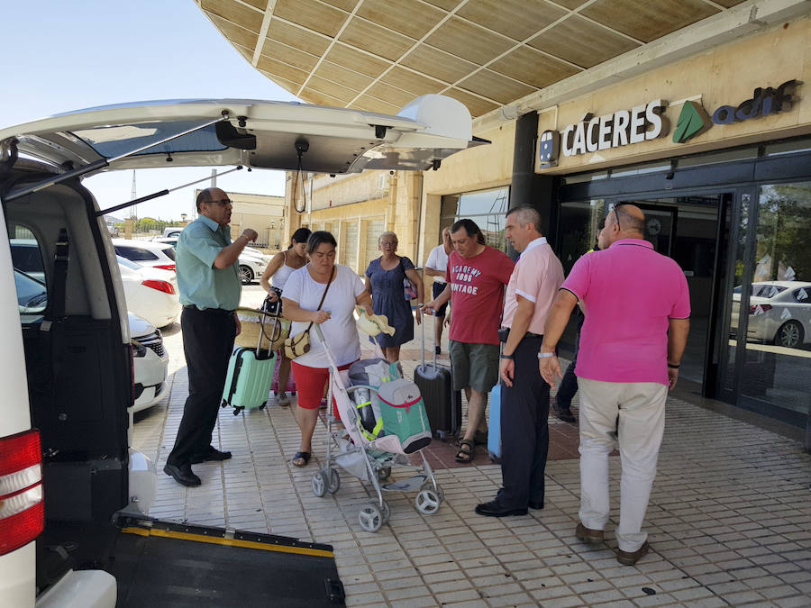 Convoyes extremeños y la estación de tren de Cáceres