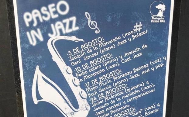 Esta noche, concierto de jazz en el 'Chiringuito' del Paseo Alto
