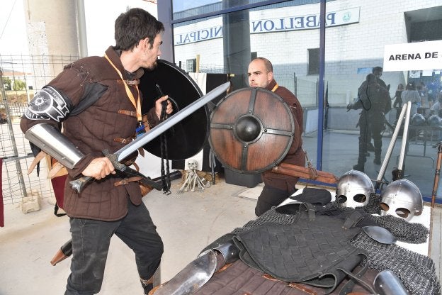 Representación de batallas en la Gumiparty del año pasado. :: palma