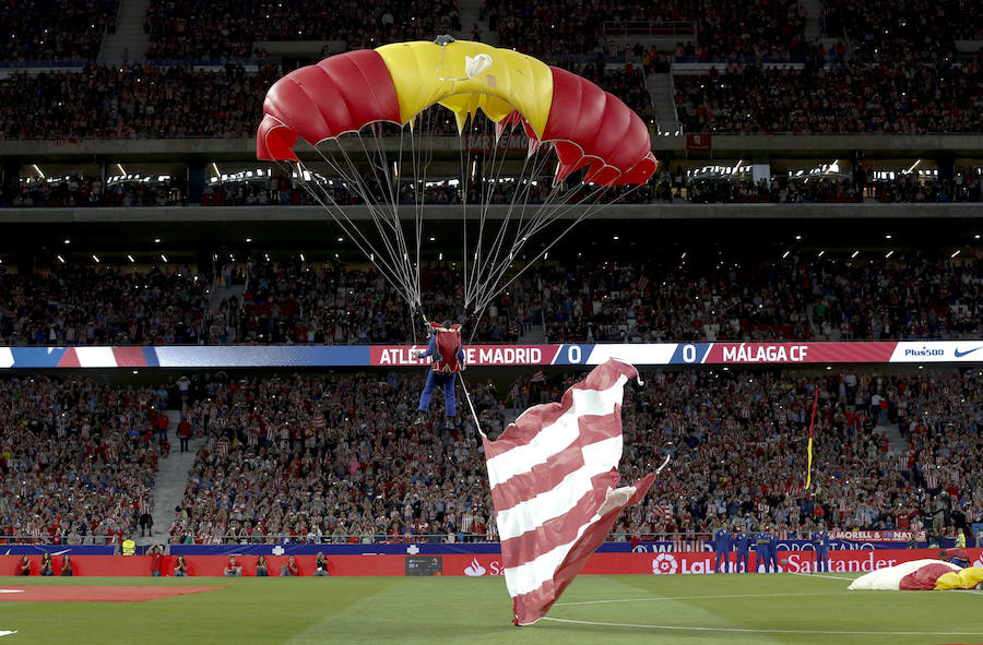 El Atlético de Madrid abrió las puertas de su nuevo estadio por primera vez para medirse al Málaga