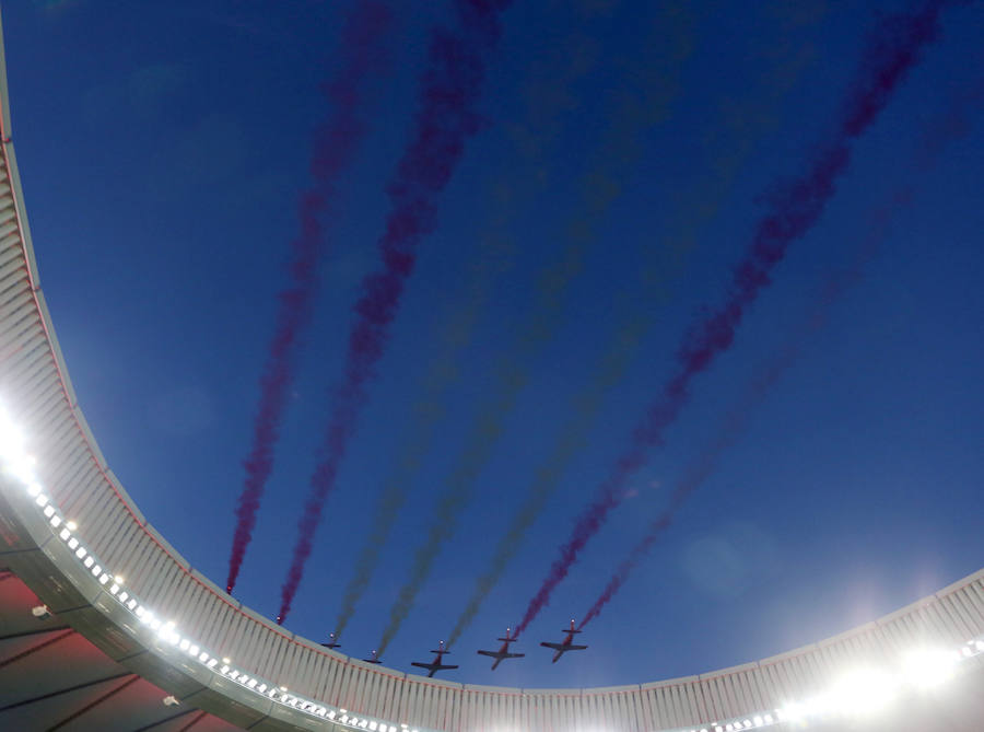 El Atlético de Madrid abrió las puertas de su nuevo estadio por primera vez para medirse al Málaga