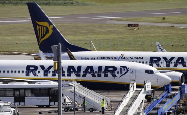 Las acciones de Ryanair caen un 3% tras anunciar cancelaciones