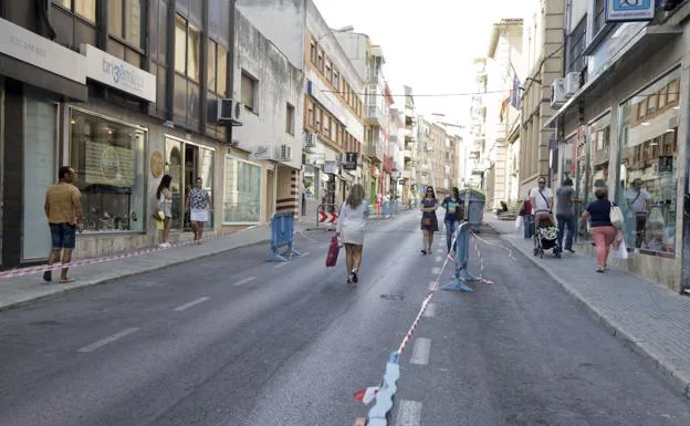 La calle Gómez Becerra también se cerró al tráfico el año pasado con motivo del Día sin coches. 