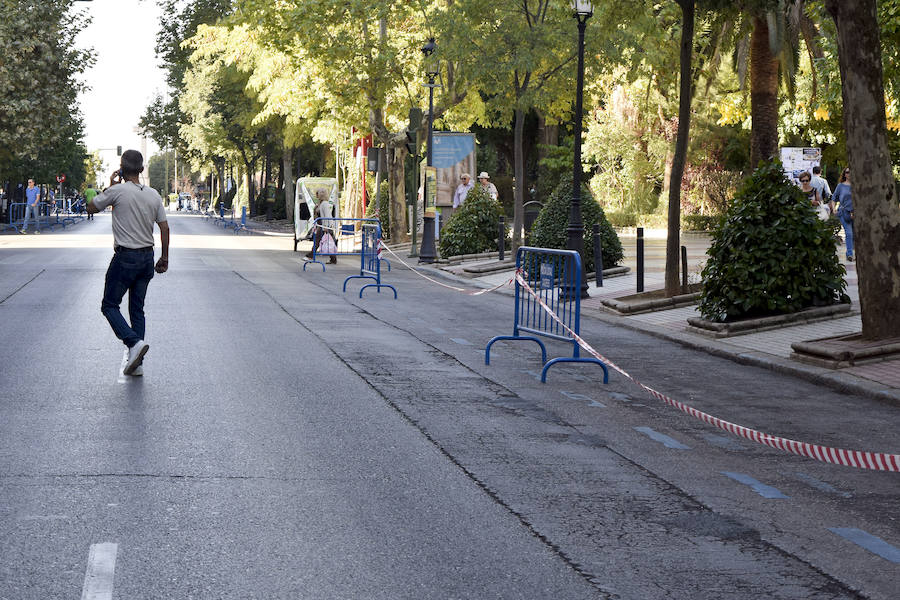 No se puede circular entre las 9.15 y las 14 horas ni por Gómez Becerra ni por la avenida de España en el sentido de bajada