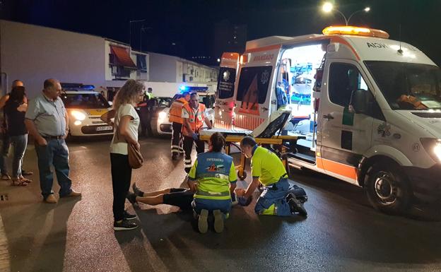 Herido un ciclista tras ser atropellado en la avenida de Dulcinea, en Cáceres