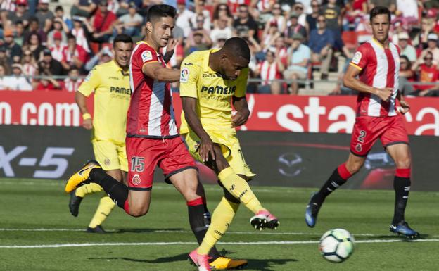 El delantero congoleño del Villarreal Cedrick Bakambu.