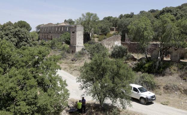 Entorno de la mina San José en el paraje de Valdeflores