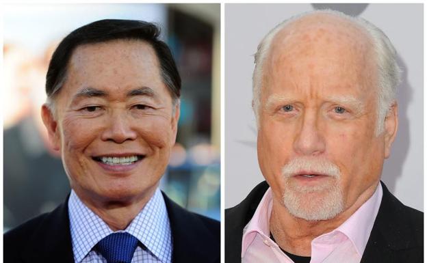 George Takei y Richard Dreyfuss.