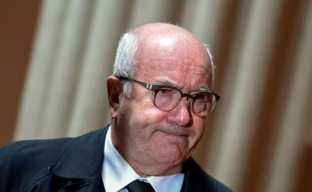 El yaexpresidente de la Federación Italiana de Fútbol, Carlo Tavecchio. 