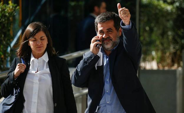 Jordi Sánchez, antes de su ingreso en prisión.