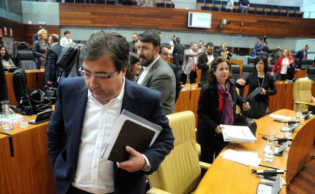 Imagen de archivo de Vara en la Asamblea de Extremadura.