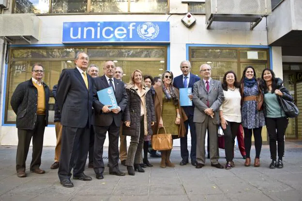 Unicef inauguró ayer su sede en la Avenida de Alemania, 1. :: a. m.