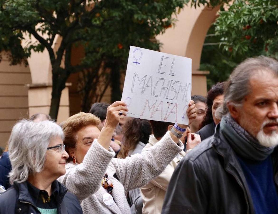 La marcha celebrada en Badajoz contra la violencia de género, en imágenes