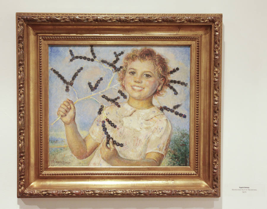 Pertenecen a la Fundación Caja Extremadura y se trata de obras de Bermudo, Sánchez-Varona o Hermoso, entre otros