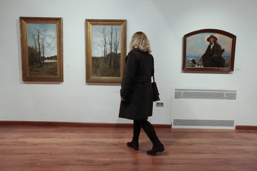 Pertenecen a la Fundación Caja Extremadura y se trata de obras de Bermudo, Sánchez-Varona o Hermoso, entre otros