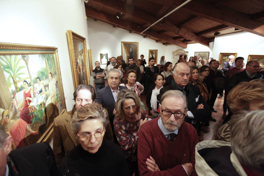 Pertenecen a la Fundación Caja Extremadura y se trata de obras de Bermudo, Sánchez-Varona o Hermoso, entre otros