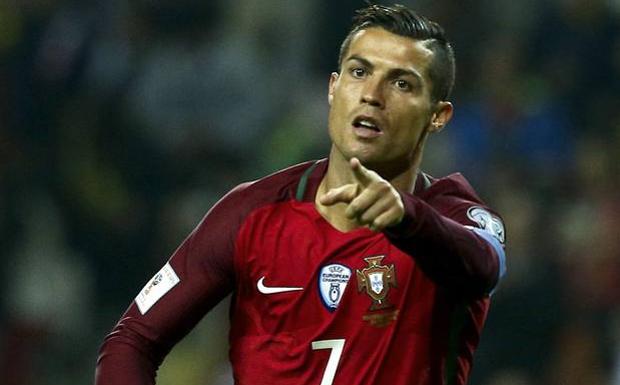 Cristiano Ronaldo, la gran referencia de Portugal. 