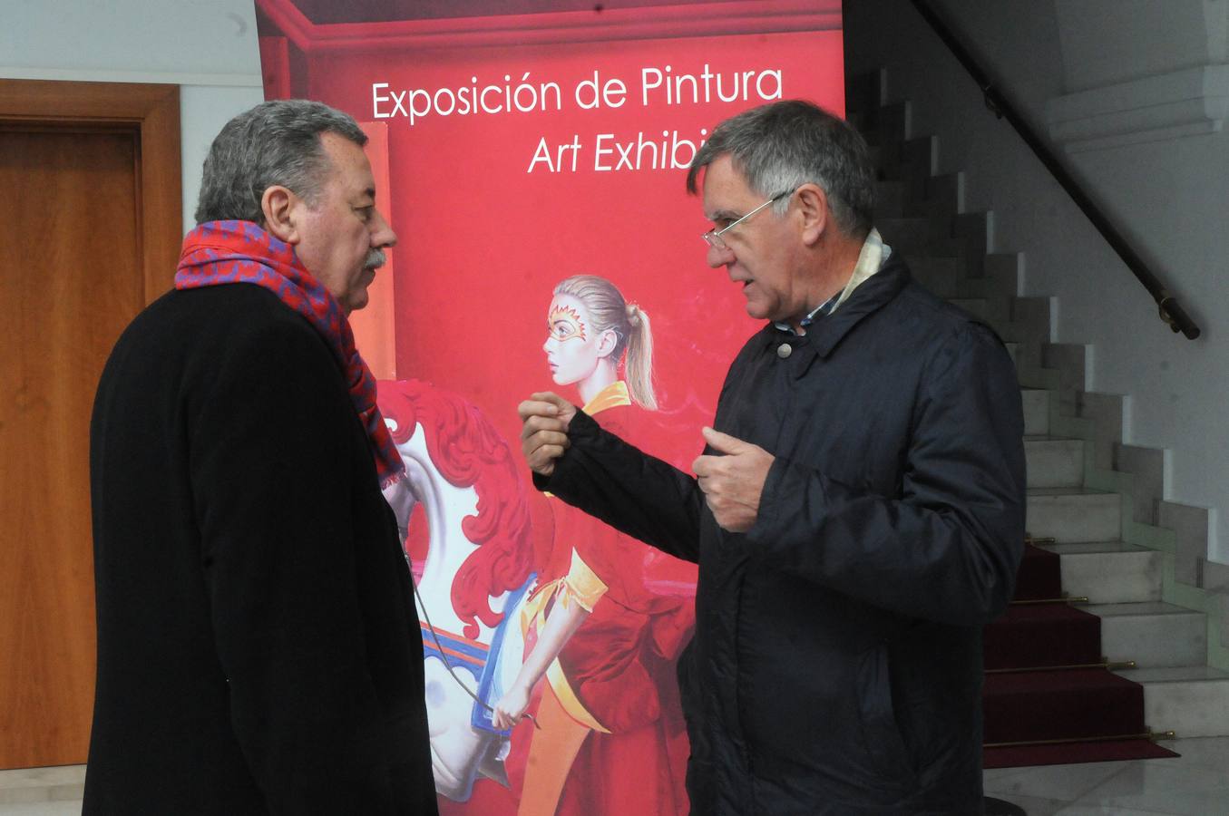 La exposición 'Pasión por la vida' del artista extremeño Enrique Jiménez Carrero, se podrá visitar en el patio noble de la Asamblea hasta el próximo mes de enero de 2018