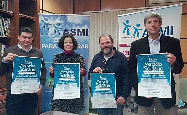 Presentación del mercadillo solidario de Zafra.