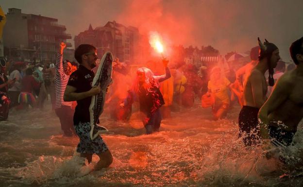 Celebraciones de fin de año en Francia. 