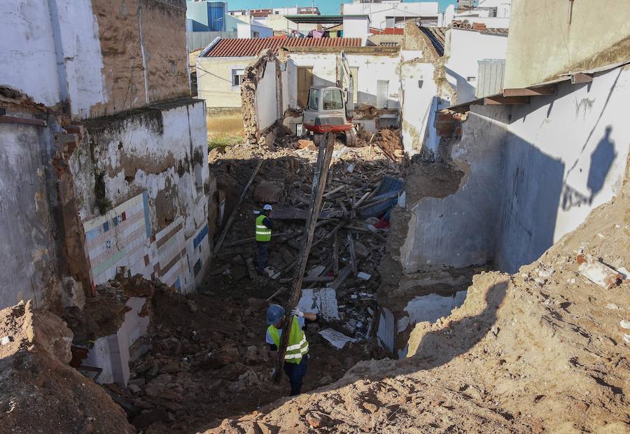 El derribo de la casa entre Eugenio Hermoso y El Campillo. ::