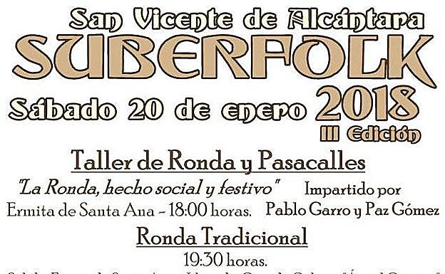 El festival Suberfolk abrirá el sábado la IX Semana del Folklore en San Vicente de Alcántara