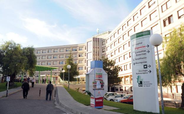 Imagen de archivo del exterior del Hospital de Mérida.
