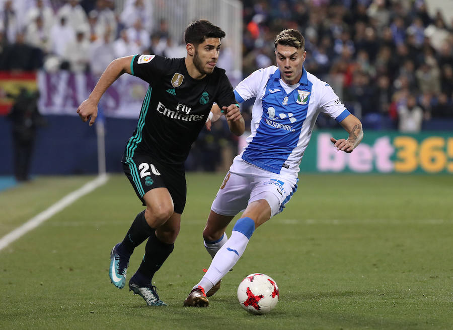 El conjunto blanco se hizo con la victoria gracias a un gol de Asensio en los últimos minutos en partido poco vistoso en Butarque.