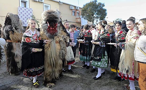 Carantoñas en Acehúche el año pasado.