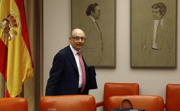 El ministro de Hacienda y Función Pública, Cristóbal Montoro.