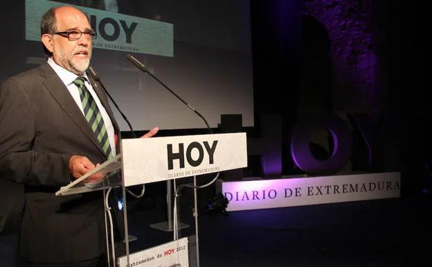 Reyes Abades recibió el premio Extremeños de HOY en 2012.
