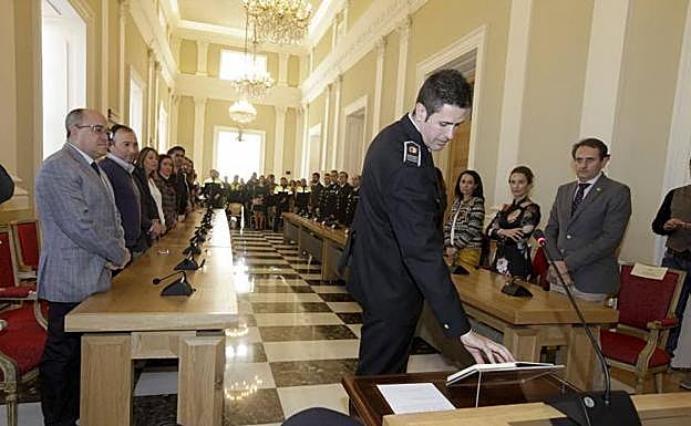 Toma de posesión del nuevo jefe de la Policía Local.
