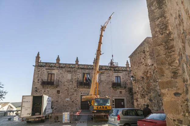 El Museo de Cáceres potencia la anidación del cernícalo