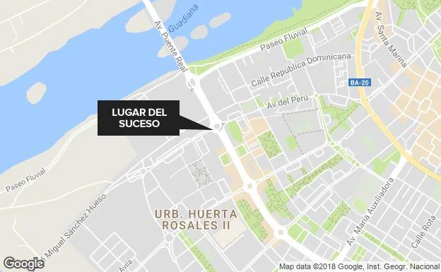 Un hombre de 65 años es atropellado cuando cruzaba por un paso de peatones en Badajoz