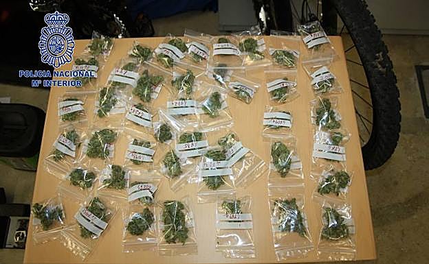 Seis detenidos en Plasencia acusados de «trapichear» con marihuana y hachís