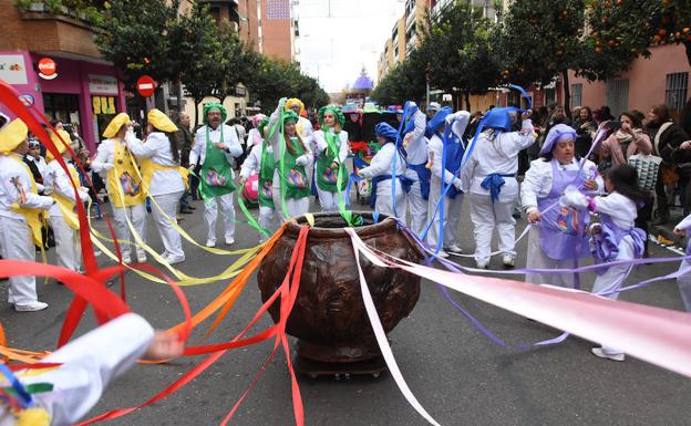 Down Badajoz en su recreación de los cocineros arcoíris