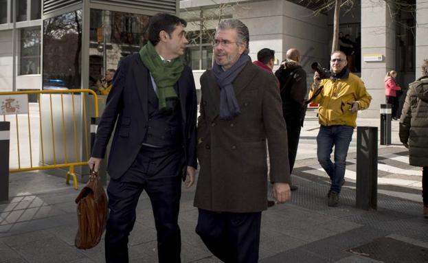 Francisco Granados a su salida de la Audiencia Nacional.