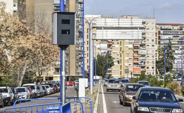 El radar de velocidad fue probado en este punto durante este jueves:: J.V. ARNELAS