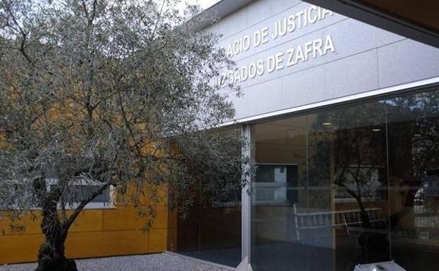 Palacio de Justicia de Zafra, en cuyo Juzgado de Instrucción número 1 se investiga el caso. 