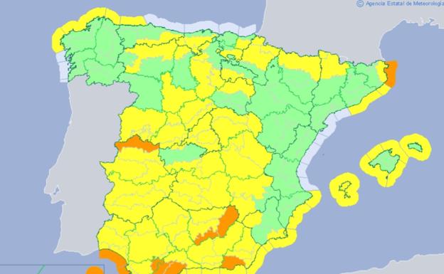 Toda Extremadura estará en alerta este jueves por fuertes vientos