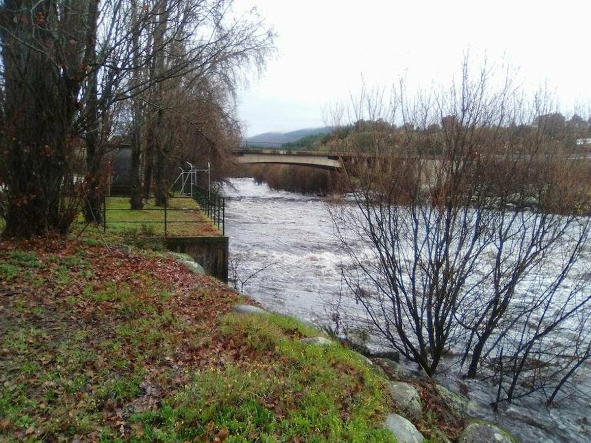 La Garganta de Alardos en Madrigal de la Vera. Fotos del miércoles 28 de febrero. 