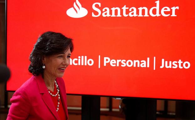 Ana Botín, presidenta del baco Santander.