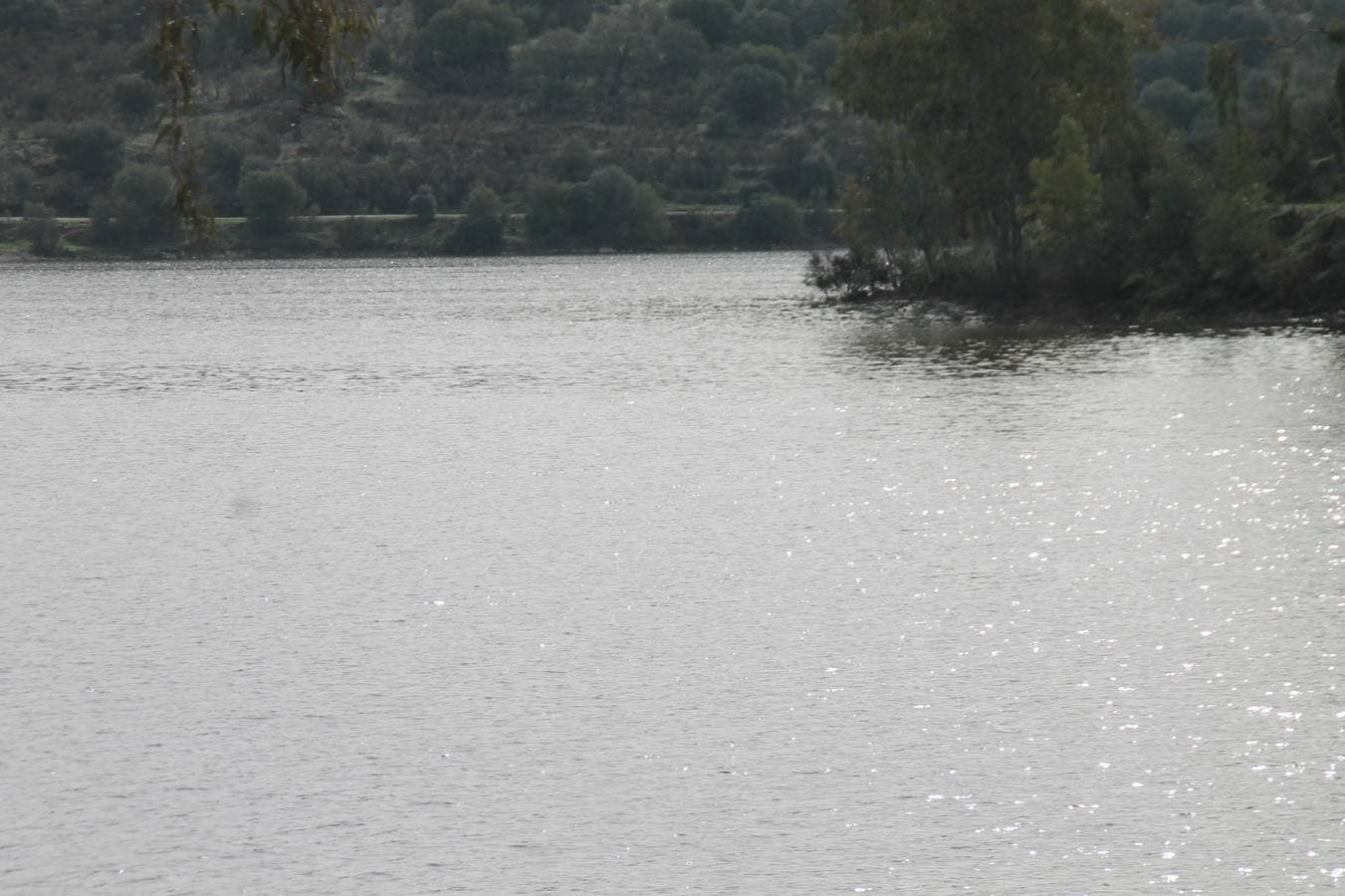 La presa que abastece a Jerez de los Caballeros acumula 18,5 hectómetros. La imagen contrasta con la de hace dos semanas, cuando se encontraba en situación de alerta 