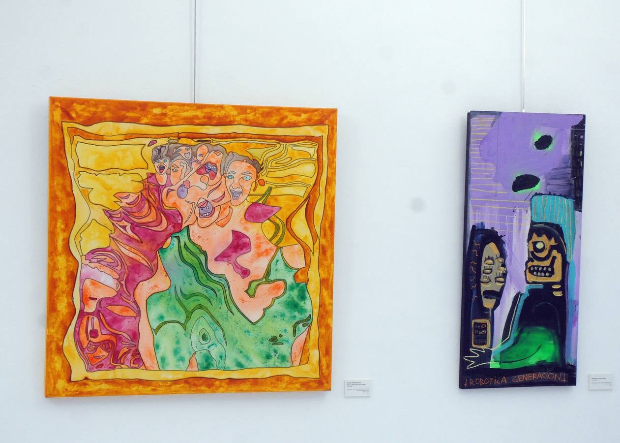 Una exposición de 38 mujeres artistas al hilo de la celebración del 8 de Marzo reivindica en la Asamblea de Extremadura que las féminas 'pinta' "mucho" en la sociedad.