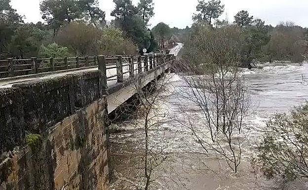 Crecida del río Tiétar, e pasado fin de semana.