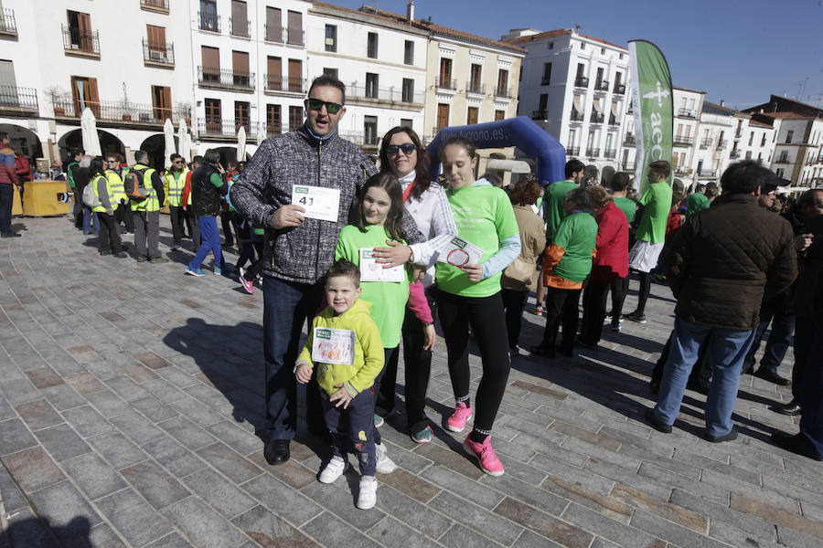 Organizado por la junta provincial de Cáceres de la Asociación Española Contra el Cáncer