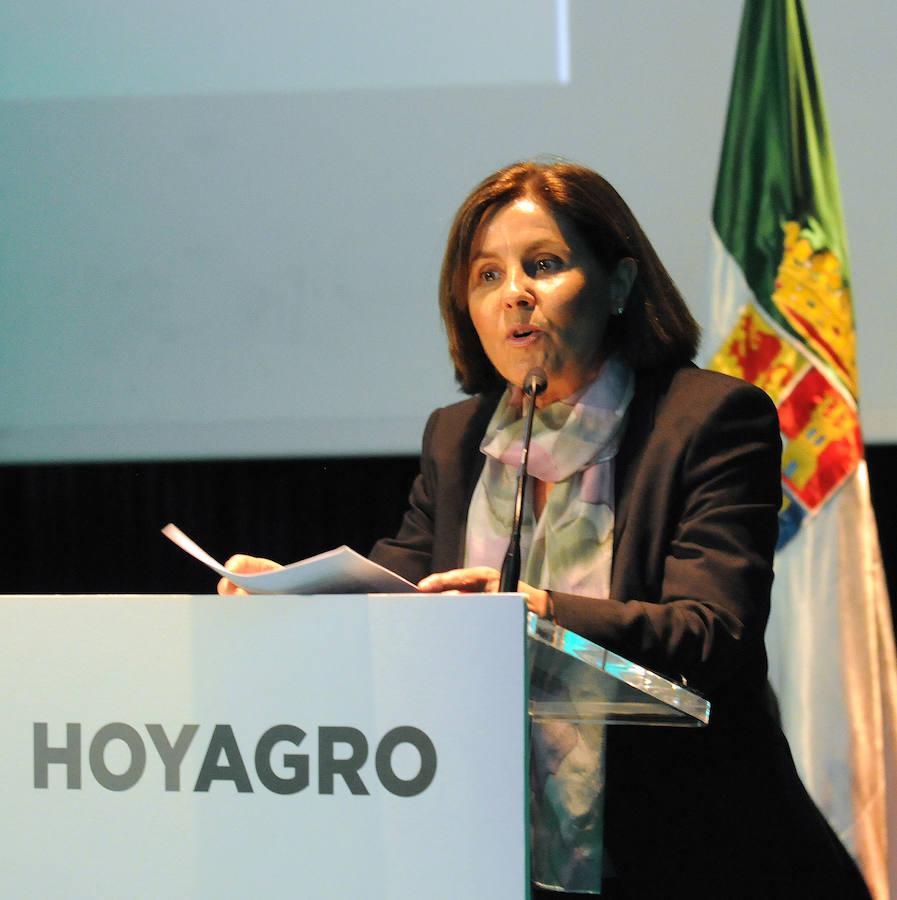 Manuela Martín, directora de HOY, durante su discurso a los asistentes.