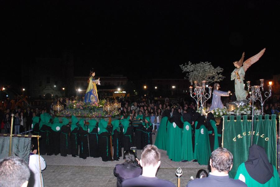 La Oración en Huerto y María María Magdalena realizaron su particular encuentro con un nuevo recorrido