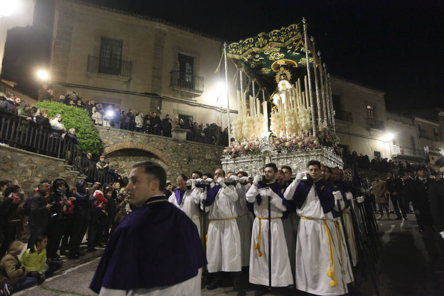 Cofradía de los Ramos, Cristo de la Buena Muerte, Virgen de la Esperanza y San Juan Bautista. 